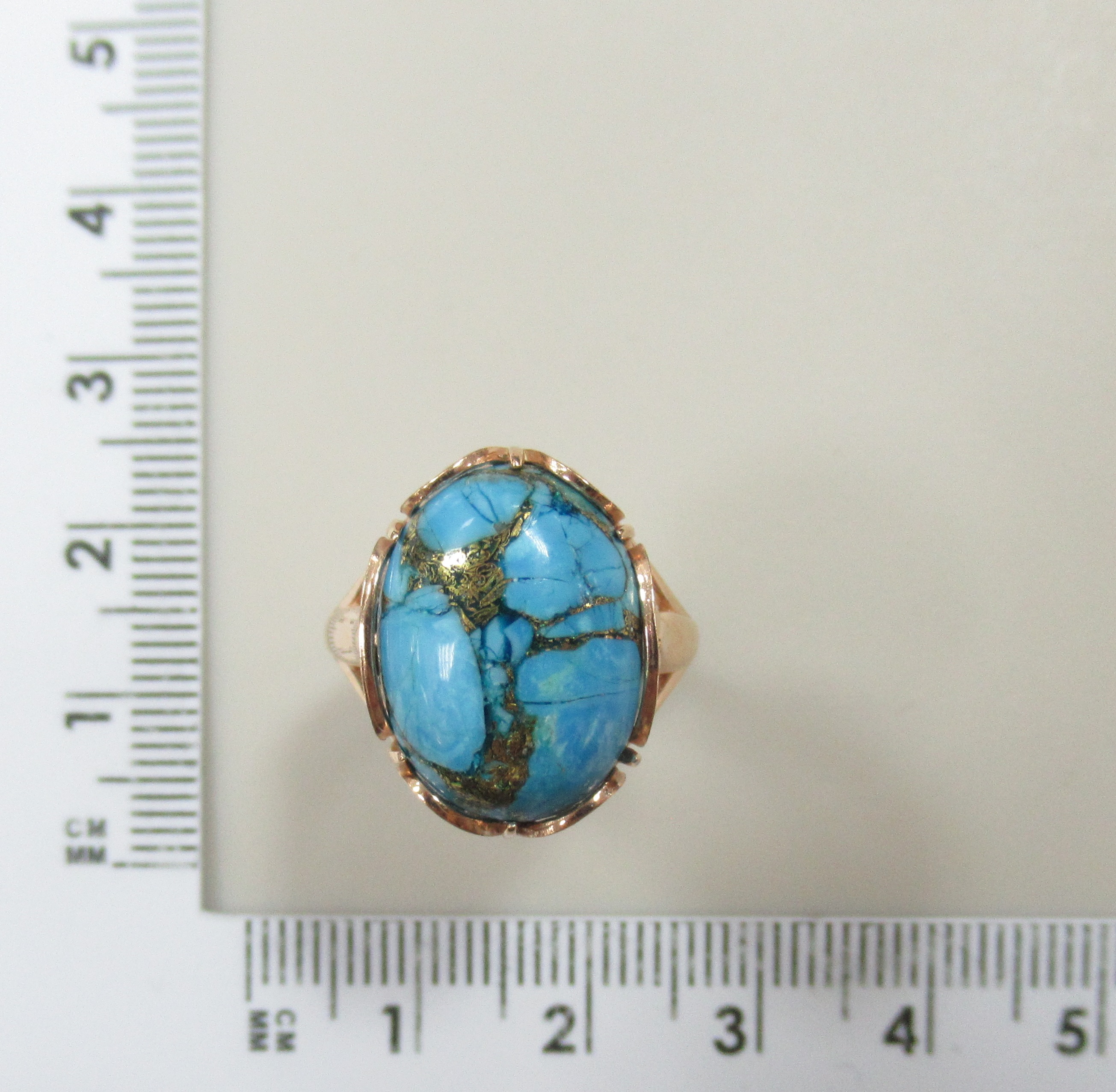 Серебряное кольцо с бирюзой
